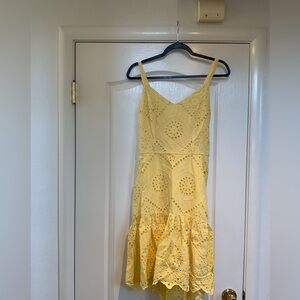 Japna Yellow Spaghetti Strap Midi Sundress